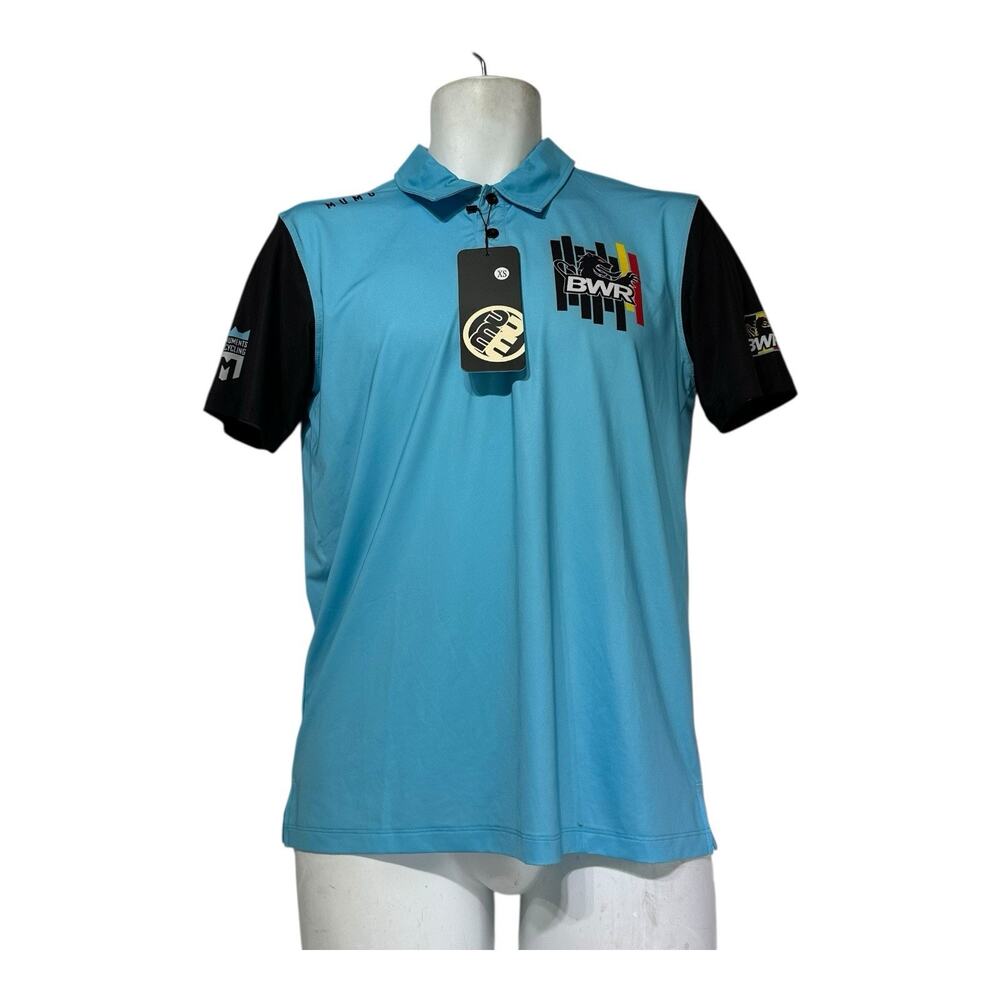 mumu cycling jersey BWR inline polo Shirt Sleeve Size XS